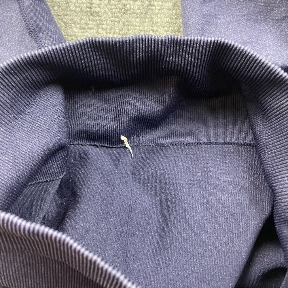 FABLETICS Women’s Sync High Waisted 7/8 Leggings Navy Blue Athletic pants Small - Picture 3 of 7